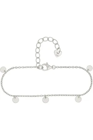 CAÏ Armband 925 Silber rhodiniert Anhänger Plättchen