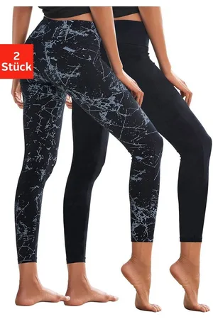 H.I.S Leggings (2er-Pack) in bedruckt und uni, Loungewear