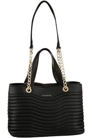 Bruno Banani Henkeltasche, mit goldfarbenen Kettendetails