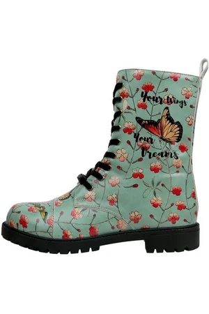 Dogo Zipsy Your Wings, Your Dreams Damen Stiefel / Female Schnürboots Vegan