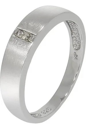 ELLEN K. Fingerring 925 Sterling Silber Diamanten zus. 0,03ct.