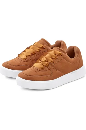 Lascana Sneaker Schnürhalbschuh ultraleicht, Satinschnürung, im Retro-Look VEGAN