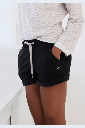 Lascana Shorts mit Rippbündchen und Umschlagsaum