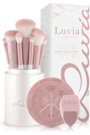 LUVIA Kosmetikpinsel-Set Prime Vegan Candy, 10 tlg.
