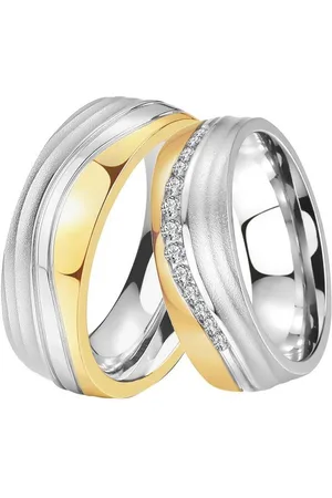 DOOSTI Trauring Schmuck Geschenk Edelstahl Trauring Ehering Partnerring LIEBE, wahlweise mit oder ohne Zirkonia