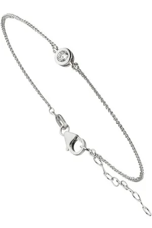 Jobo Armband Armband mit Zirkonia, 925 Silber 19 cm