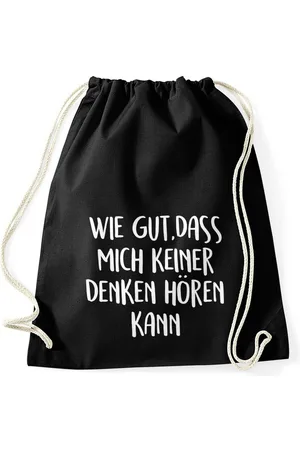 MoonWorks Turnbeutel Turnbeutel Spruch wie gut dass mich keiner denken hören kann Gymsac ® - Verkäufer: Akowi