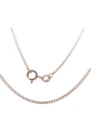 Bella Carina Panzerkette Panzerkette 1,4 mm 925 Silber rosé rot vergoldet, 925 Sterling Silber rot vergoldet - Verkäufer: