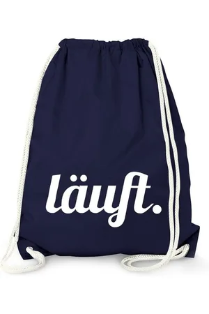 MoonWorks Turnbeutel Turnbeutel mit Spruch, läuft, Beutel Tasche Sportbeutel Jutebeutel Gymbag ® - Verkäufer: Akowi