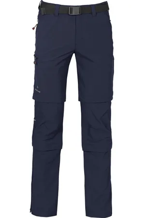 Bergson Outdoorhose QUEENSLAND Doppel Zipp-Off mit T-ZIPP Herren Wanderhose, vielseitig, pflegeleicht, Langgrößen, peacoat - Verkäufer: