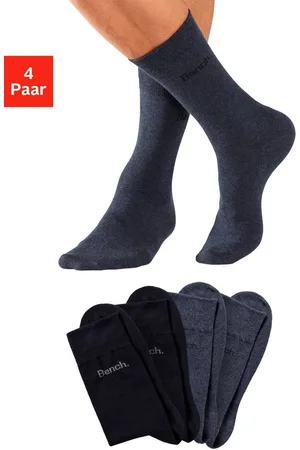 Bench Basicsocken (Packung, 4-Paar) in angenehm weicher Markenqualität