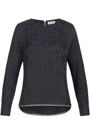 Zadig & Voltaire Langarmbluse Shirt TIVY aus Seide - Verkäufer: HENNE