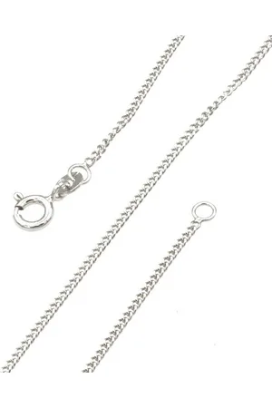 Bella Carina Silberkette Panzerkette Silberkette rhodiniert 1,4 mm, 925 Silber rhodiniert - Verkäufer: