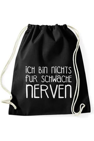 MoonWorks Turnbeutel Lustiger Turnbeutel Ich bin nichts für schwache Nerven - Verkäufer: Akowi