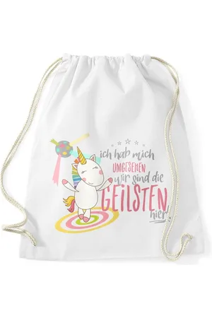 MoonWorks Turnbeutel Turnbeutel Ich hab mich umgesehen wir sind die geilsten hier Einhorn - Verkäufer: Akowi