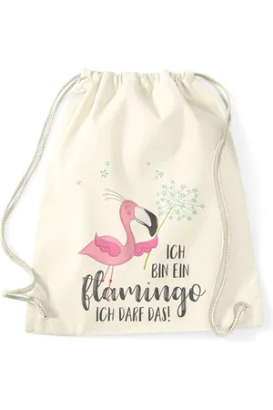 MoonWorks Turnbeutel Turnbeutel Flamingo Ich bin ein Flamingo ich darf das Spruch Pusteblume ® - Verkäufer: Akowi