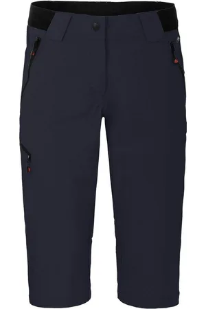 Bergson Outdoorhose VIDAA COMFORT Capri Damen 3/4 Wanderhose, leicht, strapazierfähig, Normalgrößen, Nacht bl - Verkäufer: