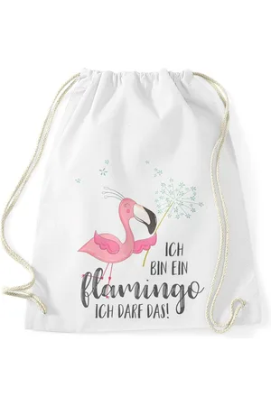 MoonWorks Turnbeutel Turnbeutel Flamingo Ich bin ein Flamingo ich darf das Spruch Pusteblume ® - Verkäufer: Akowi