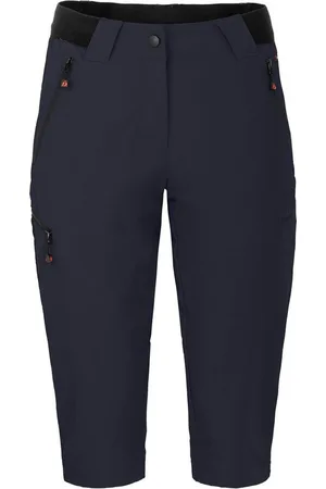 Bergson Outdoorhose VIDAA COMFORT Capri (slim) Damen 3/4 Wanderhose, leicht, strpazierfähig, Normalgrößen, Nacht - Verkäufer: