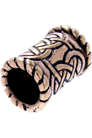 Kiss of Leather Diadem Bartperle Haarperle Bronze Keltenknoten keltische Knoten 6mm - Verkäufer:
