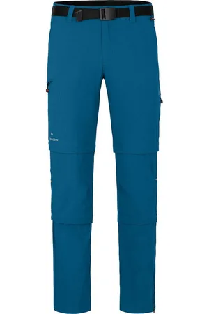 Bergson Outdoorhose QUEENSLAND Doppel Zipp-Off mit T-ZIPP Herren Wanderhose, vielseitig, pflegeleicht, Kurzgrößen, Saphir - Verkäufer: