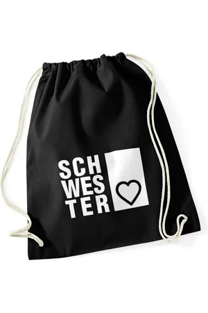 MoonWorks Turnbeutel Turnbeutel Schwesterherz Schwester Geschenk Gymbag - Verkäufer: Akowi