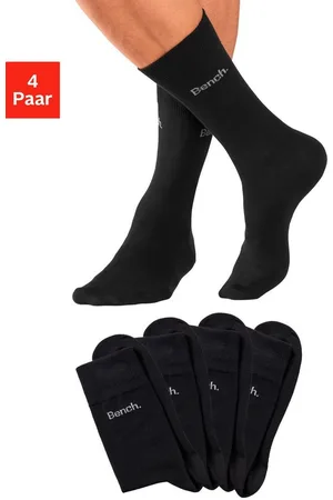 Bench Basicsocken (Packung, 4-Paar) in angenehm weicher Markenqualität