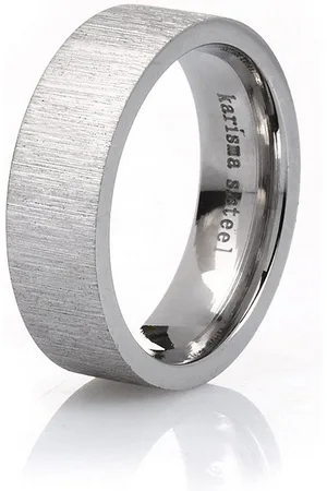 Karisma Trauring Edelstahl Ring Ehering - Trauring - Freundschaftsring - Silber Look JZ36487 - 55 (17.5) - Verkäufer: Schmuck
