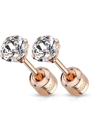 Bungsa Ohrstecker-Set Ohrstecker rund Kristall aus Edelstahl Unisex (1 Paar (2 Stück), 2-tlg), Ohrschmuck Ohrringe - Verkäufer:
