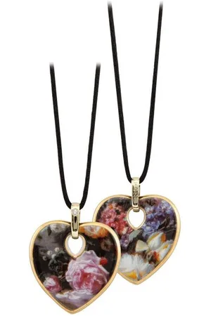 GOEBEL Kette mit Anhänger Stillleben mit Rosen Vergoldet Swarovski - Verkäufer: Ambiente-3000