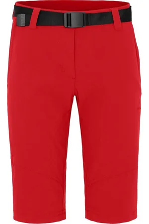 Bergson Outdoorhose HADAR Damen Wandershorts, vielseitig, pflegeleicht, Normalgrößen, salsarot - Verkäufer: