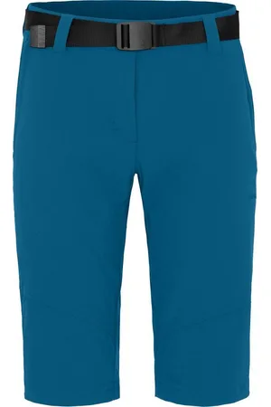Bergson Outdoorhose HADAR Damen Wandershorts, vielseitig, pflegeleicht, Normalgrößen, Saphir bl - Verkäufer: