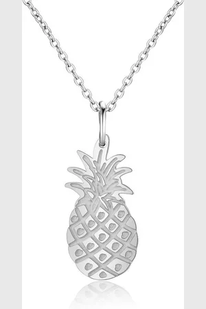 Ailoria Edelstahlkette DÉLICE Halskette (1-tlg., inkl. Schmucksäckchen und Geschenkbox), aus Edelstahl mit Ananas-Anhänger - Verkäufer: Lifestyle Delights