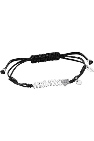 Lotus Silberarmband Mama Herz Armband (Armband), Armband Mama, Herz 16cm, 925 Sterling Silber, Farbe: silber, schwarz - Verkäufer: Fit4Style Silberschmuck - IMPPAC