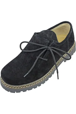 Mark Maddox Herren Leder Haferlschuhe "Altdorf" - Velour , Trachten Mode Schnürschuh - Verkäufer: Trachtenland