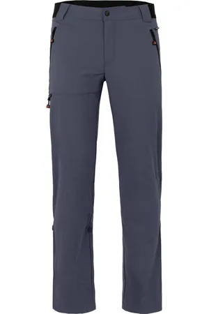 Bergson Outdoorhose ARRESÖ COMFORT Herren Wanderhose, leicht, strapazierfähig, Langgrößen, grau/blau - Verkäufer: