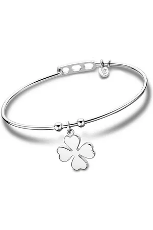 Lotus Armreif Armreif silber Charms, für Damen aus Edelstahl (Stainless Steel) - Verkäufer: Fit4Style Silberschmuck - IMPPAC