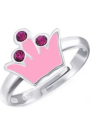 schmuck23 Fingerring Kinder Ring Krone 925 Silber, Kinderschmuck Mädchen Geschenk Silberring - Verkäufer: