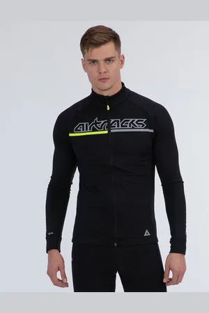 Airtracks Radtrikot Herren Thermo Fahrradtrikot Langarm Pro Team Radtrikot mit Winter Fleece für Herbst-Winter » S M L XL XXL XXXL « - Verkäufer: Sport