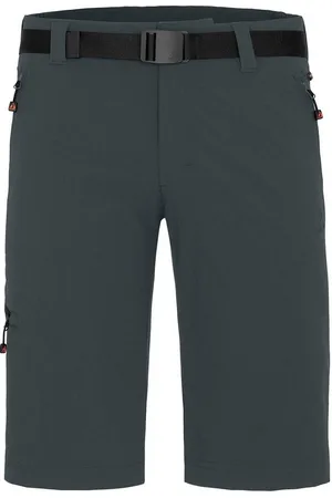 Bergson Outdoorhose REDWOOD BERMUDA Herren Wandershorts, vielseitig, pflegeleicht, Normalgrößen, dunkel g - Verkäufer: