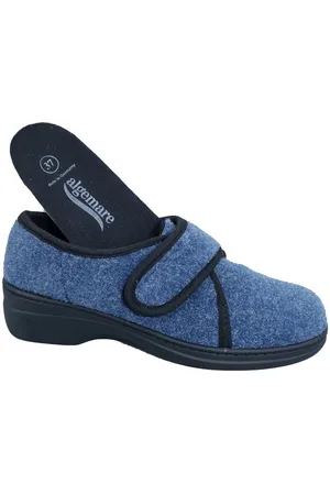 Algemare Damen Filz Hausschuh 8321-8118 atlantik Hausschuh - Verkäufer: DerSchuhhaendler