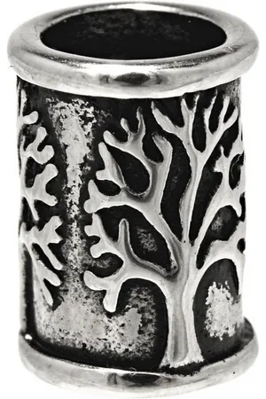 Kiss of Leather Schleier Bartperle Lebensbaum Baum Haarperle Edelstahl Yggdrasil 7 mm - Verkäufer: