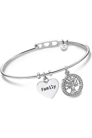 Lotus Armreif Armreif silber Charms, für Damen aus Edelstahl (Stainless Steel) - Verkäufer: Fit4Style Silberschmuck - IMPPAC