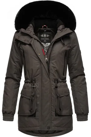 Marikoo Wintermantel Olessaa Sportlicher Baumwoll-Parka für den Winter