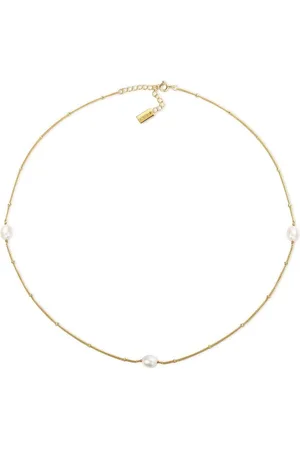Ailoria Silberkette SUKI Halskette (1-tlg), 925 Sterling Silber vergoldet Süßwasserperle - Verkäufer: Lifestyle Delights