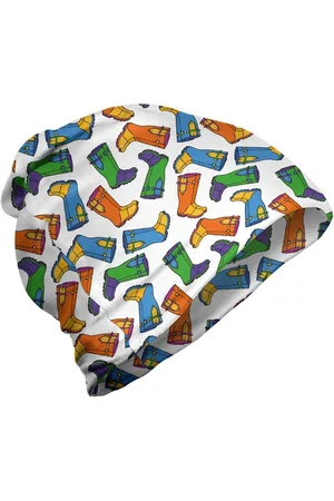 Abakuhaus Beanie Wandern im Freien Karikatur Regen Stiefel Herbstliche Kunst - Verkäufer: Color-D Textile GmbH