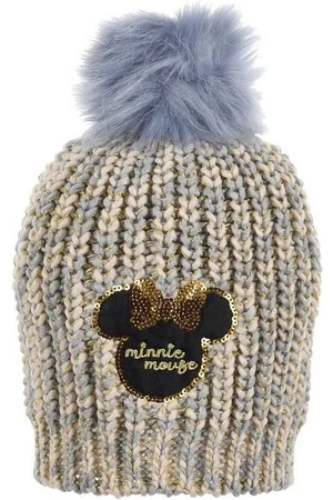 Disney Bommelmütze Kinder Mädchen Winter-Mütze Strick-Mütze mit Pailletten - Verkäufer: Yuhu Trading GmbH