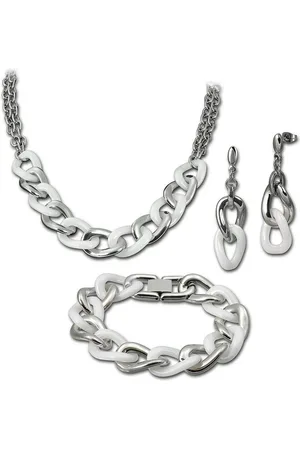 Amello Schmuckset Edelstahlschmuckset Keramik O+A+K (3-tlg., Schmucksets), Damen Schmucksets, Edelstahl (Stainless Steel), Farbe: , w - Verkäufer: Fit4Style Silberschmuck - IMPPAC