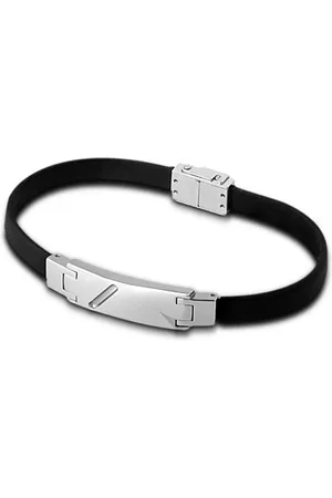 Lotus Edelstahlarmband Armband schwarz silber (Armband), Armbänder für Herren Edelstahl (Stainless Steel) - Verkäufer: Fit4Style Silberschmuck - IMPPAC