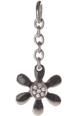 Kingka Charm-Einhänger Anhänger "Blume", mit Zirkonia - Verkäufer:
